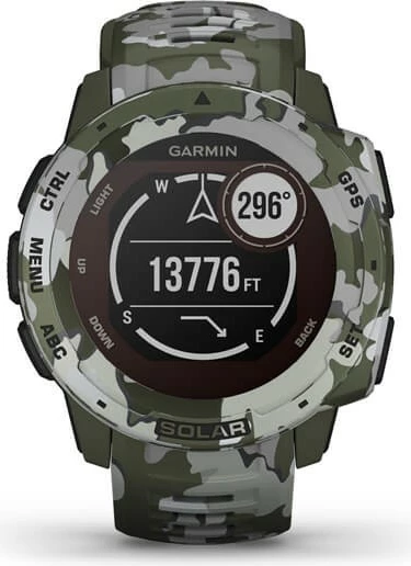 Smartwatch Garmin Instinct SOLAR Camo Edition Lichen Camo