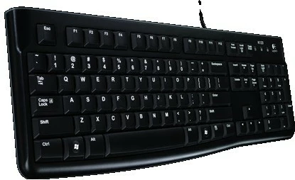 Tastierë Logitech K120, rusisht, me kabllo, e zezë