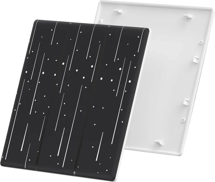 Kapak dekorativ Sonoff T5-3C-86-star për çelës të mençur me prekje, plastikë, i zi