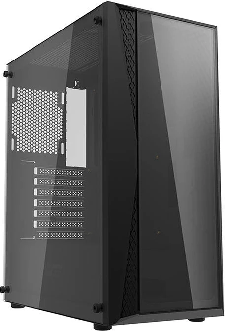 Kasë Darkflash DK352 Plus me 4 ventilatorë ARGB, Middle Tower, ATX, E zezë