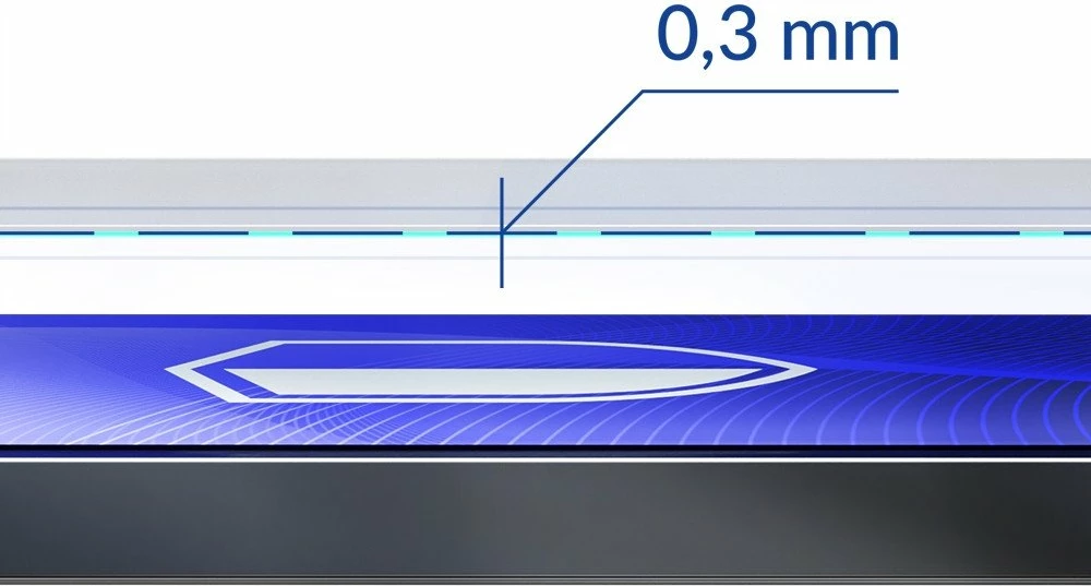 Xham hibrid mbrojtës 3MK FlexibleGlass për Samsung Galaxy S25 FE, 0.3 mm, 7H