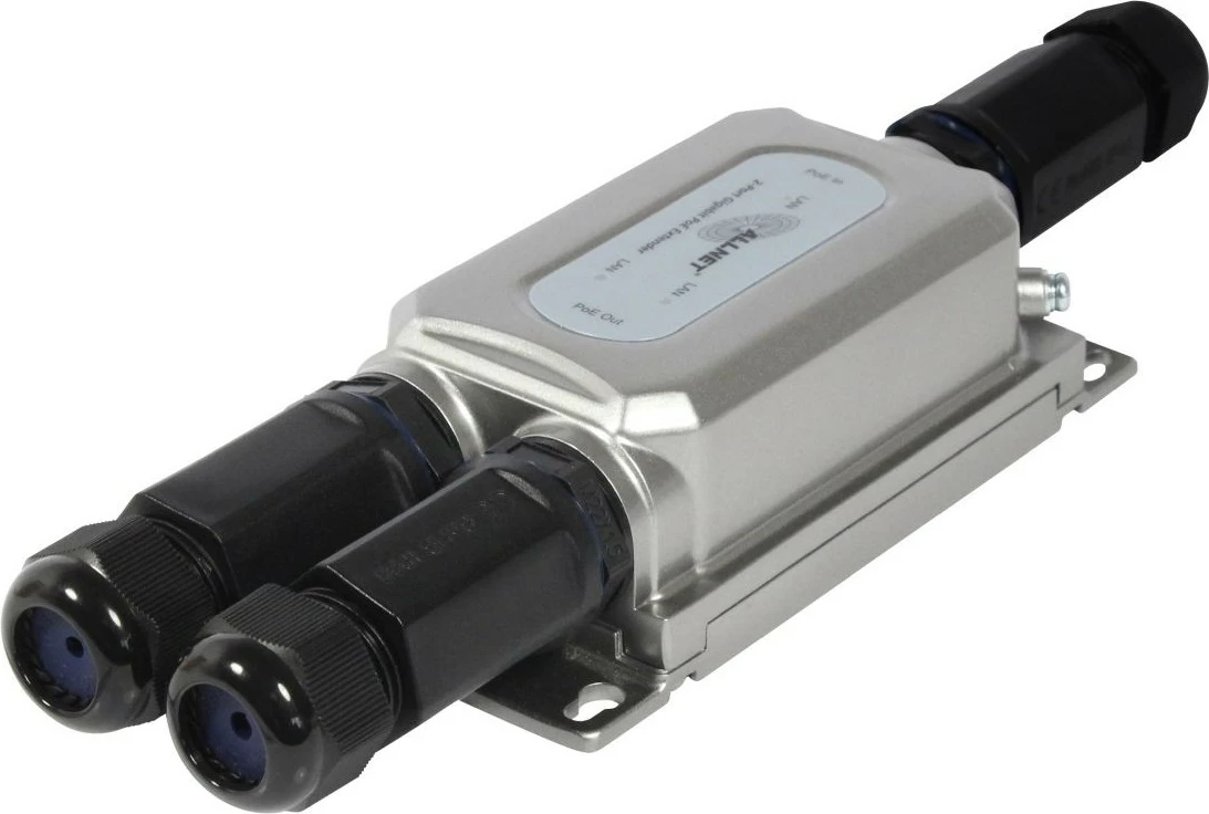 Repeater rrjeti ALLNET ALL-PR2013O-30W, 1000 Mbit/s, Ethernet LAN, e zezë, argjend