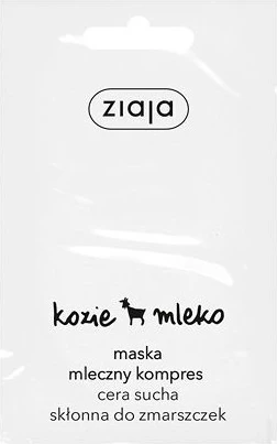 Maskë për fytyrë për femra Ziaja Goat Milk Milk Mask Compress, 7ml