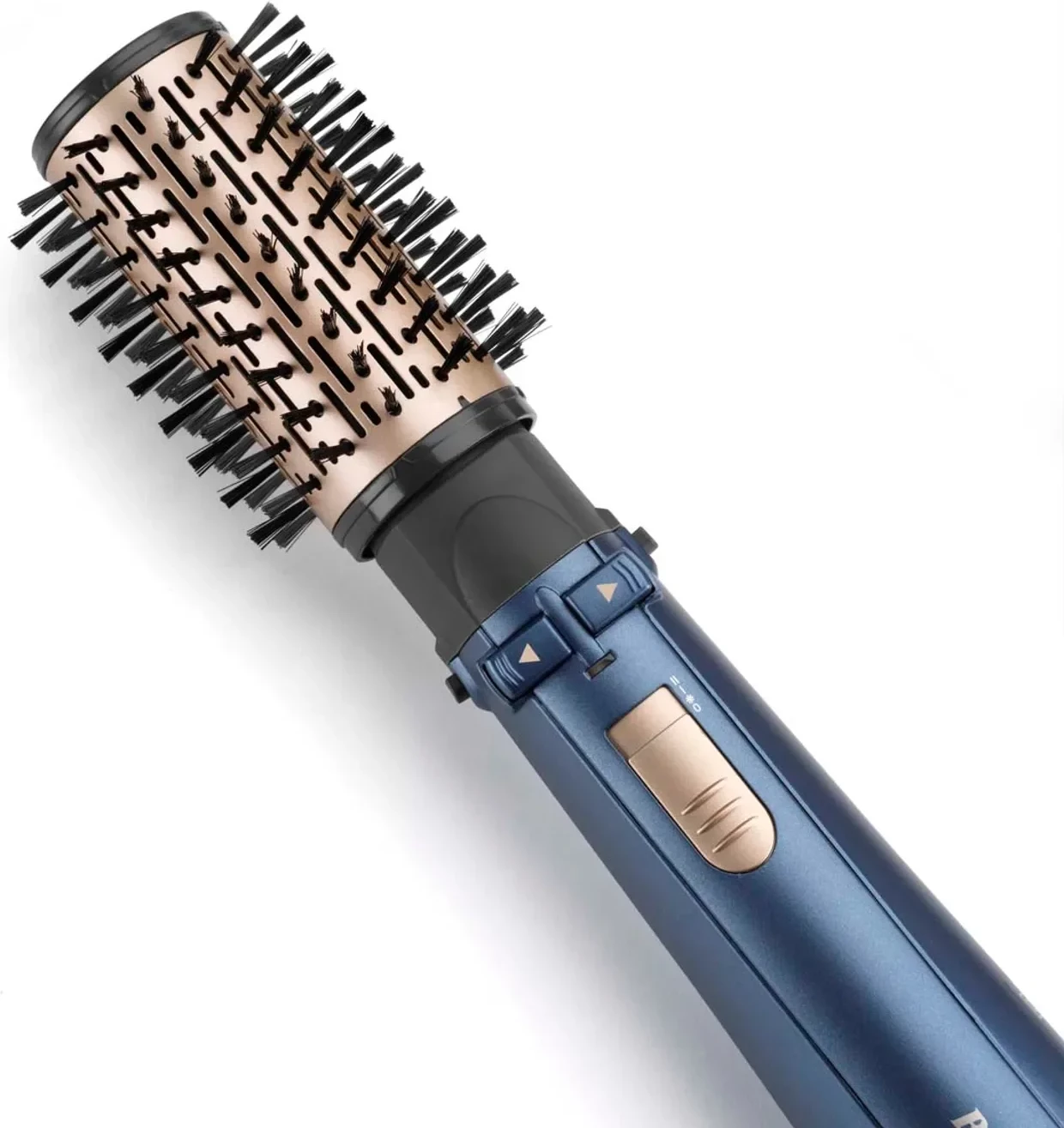 Stajler flokësh me ajër rrotullues, BaByliss AS965E, 1000W, 4 në 1, furçë 38 mm, jonizim, 2 temperatura + ajër i ftohtë, kabllo 2.2 m, blu, set me 4 koka