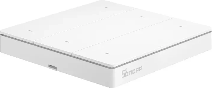 Switch i mençur muri Sonoff R5W, 6 butona, eWeLink, Bardhë