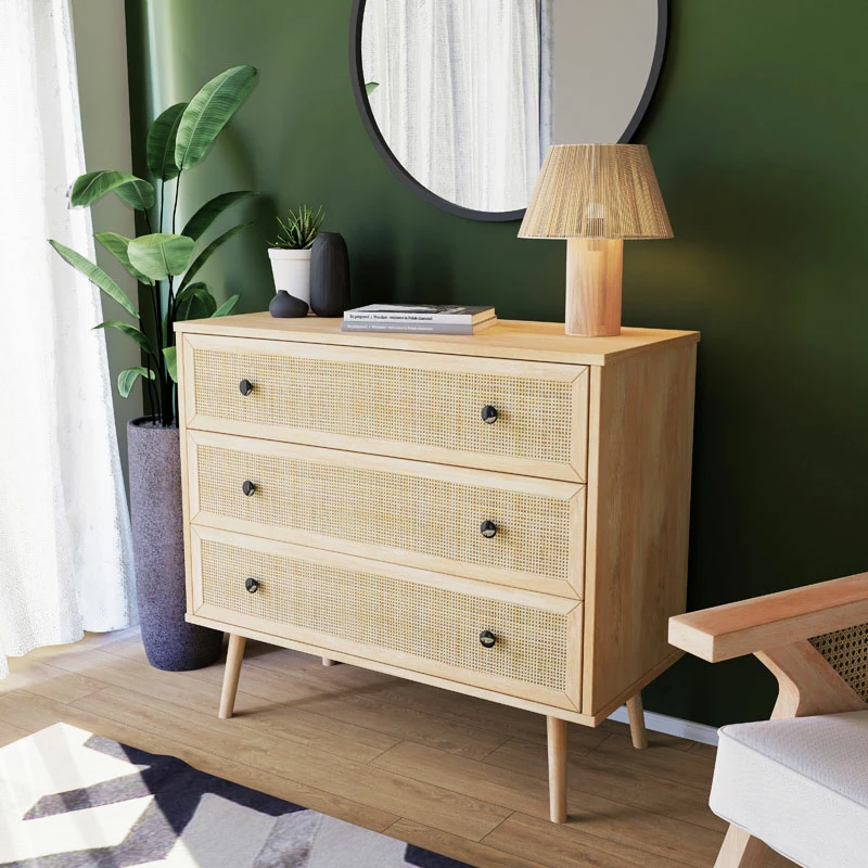 Komodë me 3 sirtarë Oslo sonoma 90x39x79cm