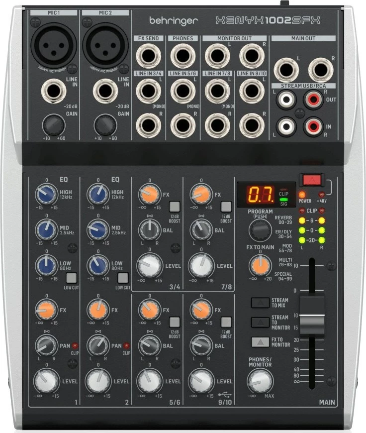 Mikser audio Behringer XENYX 1002SFX