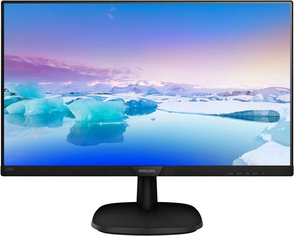 Monitor Philips V Line 243V7QDSB/00, 23.8", Full HD, LED, 4 ms, i zi