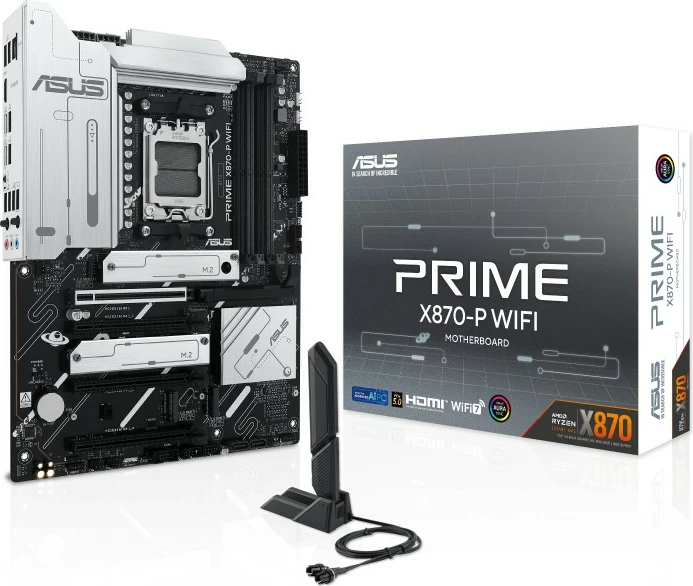 Pllakë amë ASUS Prime X870-P WIFI, Socket AM5, DDR5-SDRAM, 192 GB