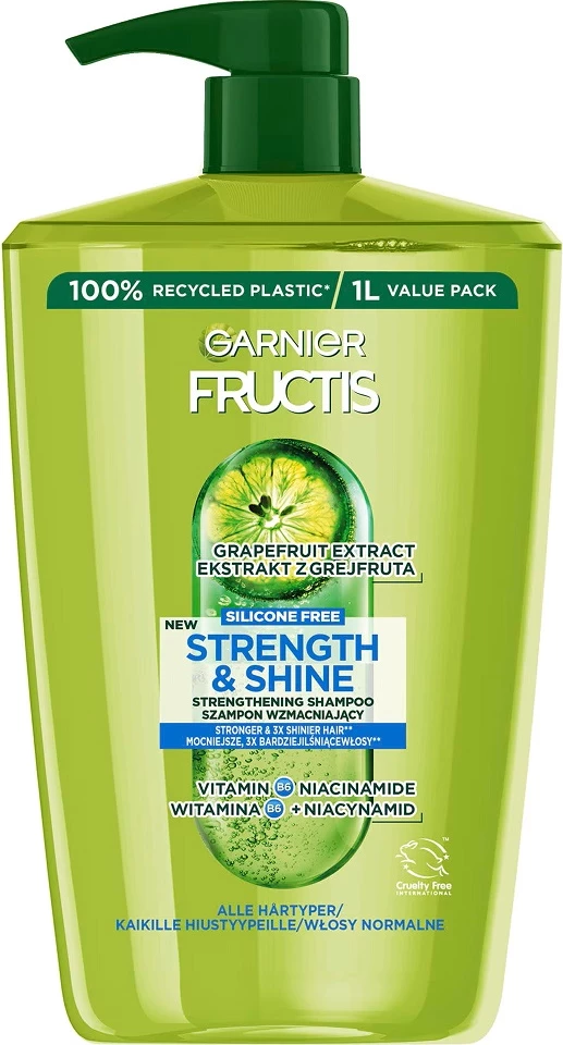 Shampon për femra Garnier Fructis Strength & Shine 1000ml