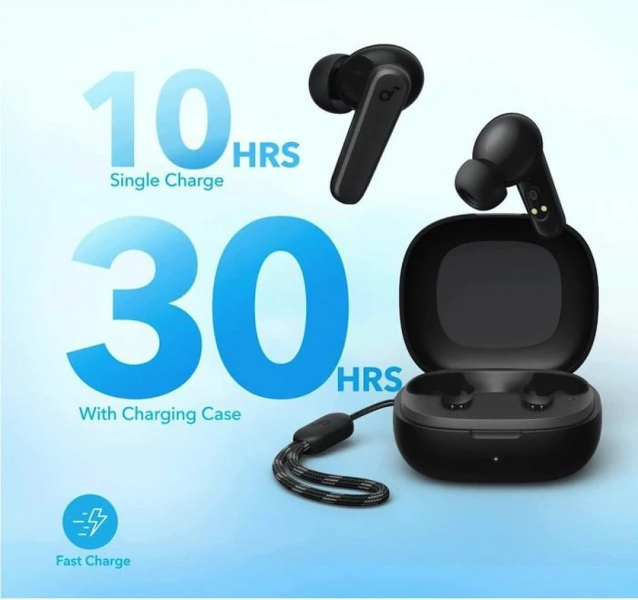 Kufje ANKER Soundcore R50i Bluetooth 5.3, 30 orë, aptX, IPX5, të bardha