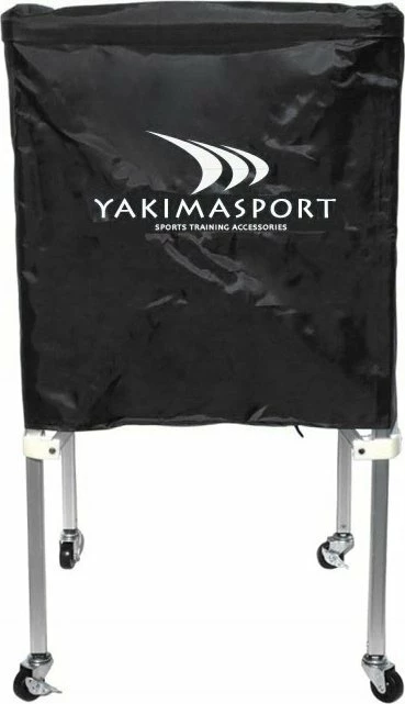 Troli shportë për topa YakimaSport 100460, kapacitet 20-24 topa nr.4-5, i palosshëm, i zi