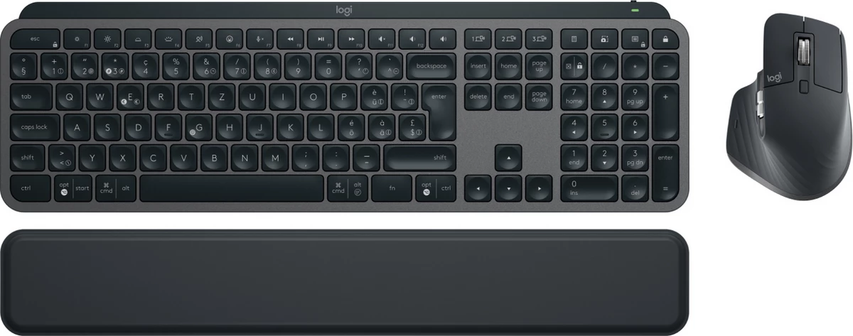 Set maus dhe tastierë, Logitech, MX Keys S 920-011608, CH-layout, grafit