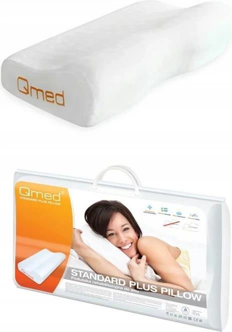 Jastëk ortopedik Qmed Standard Plus, MDH, Ecru