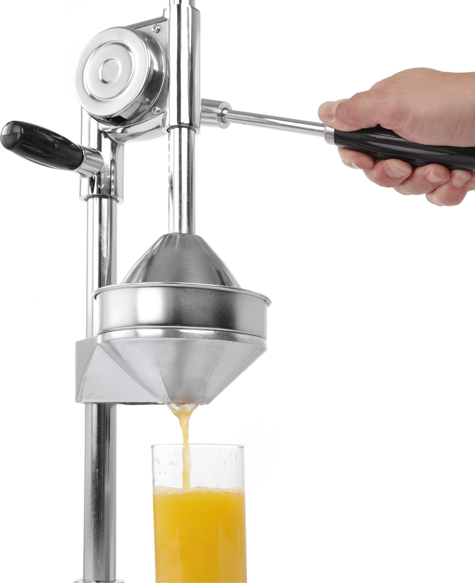 Shtrydhëse agrumesh, Bar Up, çelik inox, manuale, 180x225x(h)510mm