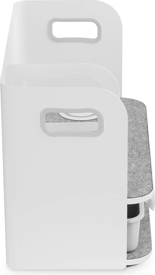 Organizues tavoline Digitus me karikues Qi, çelik, gri, bardhë, 1 sirtar, Kinë