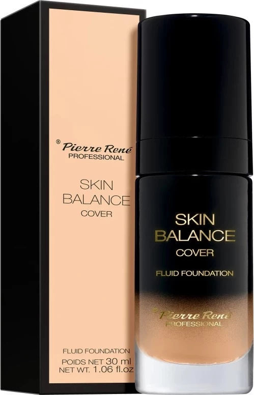 Fondatinë Pierre Rene Skin Balance Cover Fluid Foundation Waterproof Covering Foundation 23 Nude 30ml