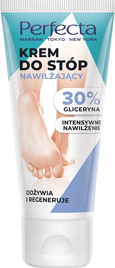 Krem për këmbë për femra Perfecta Moisturizing Foot Cream me glicerinë 30%, 80ml