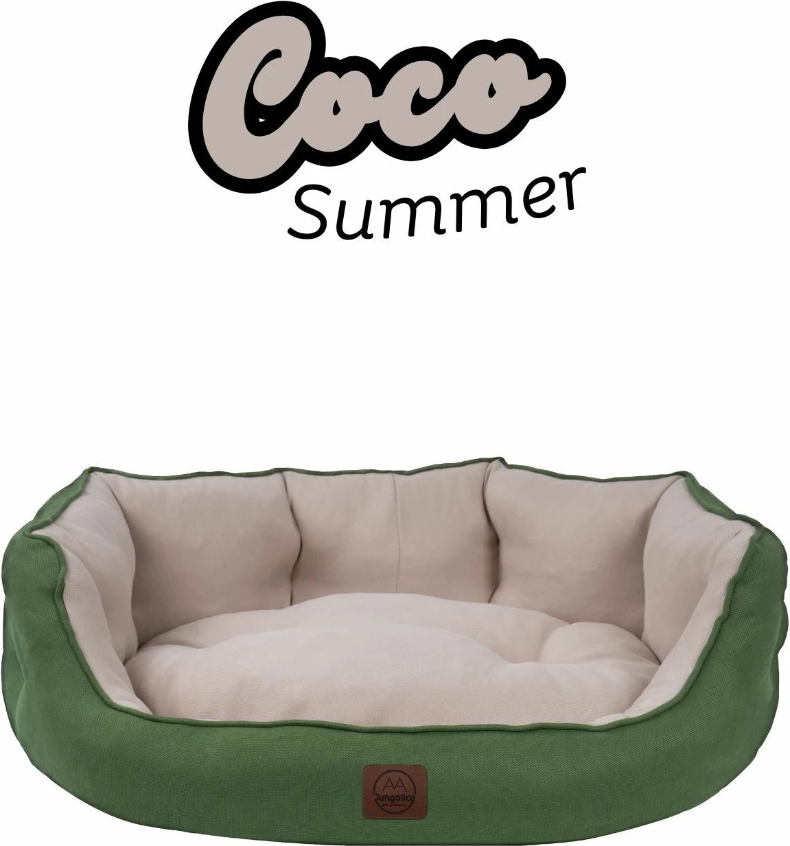Shtrat për kafshë Coco Summer, i gjelbër, madhësia L