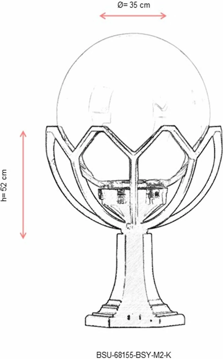 Llambë muri për jashtë Opviq, BSU-68155-BSY-M2-K