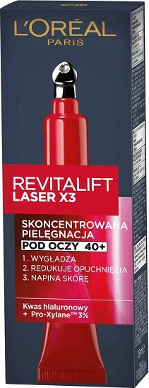 Krem për sy L'Oreal Paris Revitalift Laser X3 për femra 15ml
