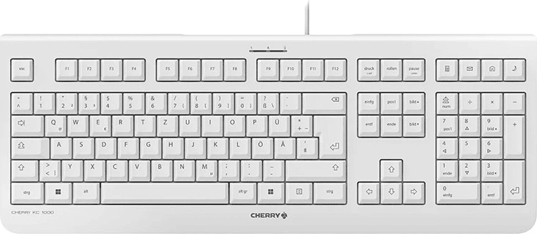 Tastierë Cherry KC1000G JK-0800DE-0, GER layout, USB, gri