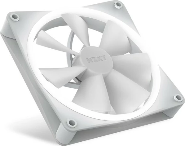 Ventilator NZXT F140 RGB 140mm, i bardhë