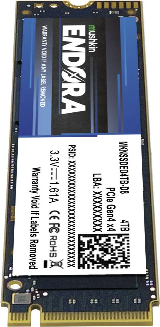 SSD M.2 4TB Mushkin Endora NVMe PCIe4.0 x4