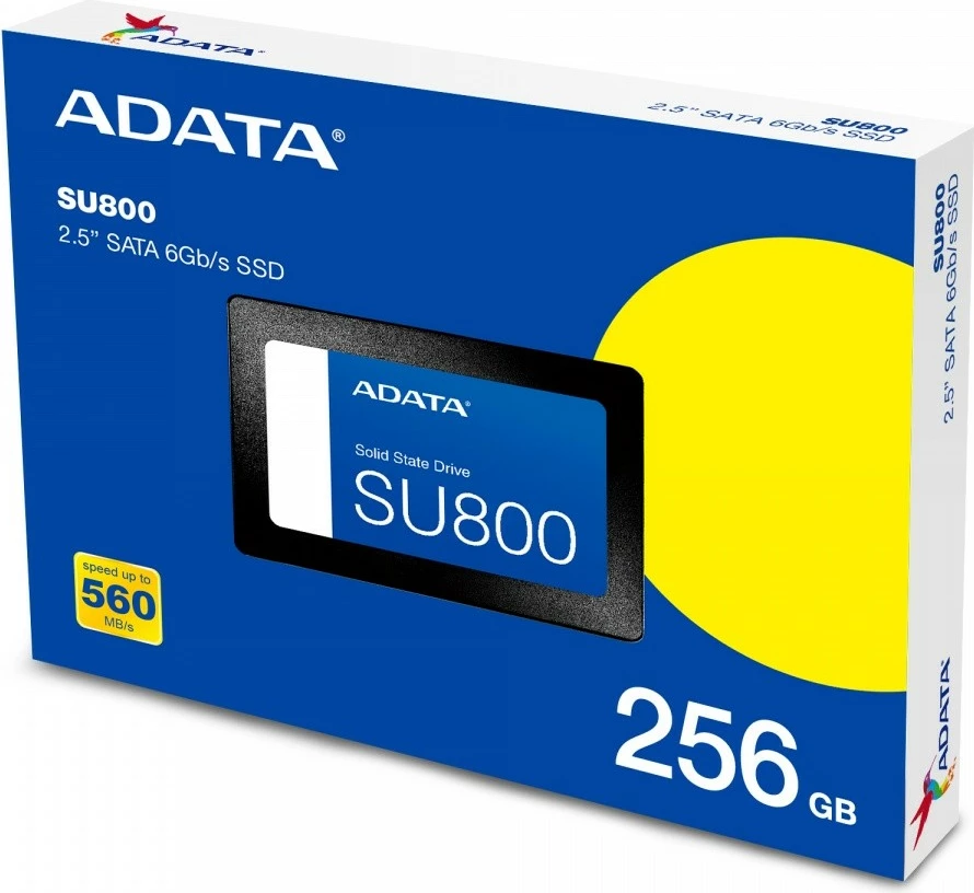 SSD Adata Ultimate SU800, 256GB, 2.5", SATA III, i zi