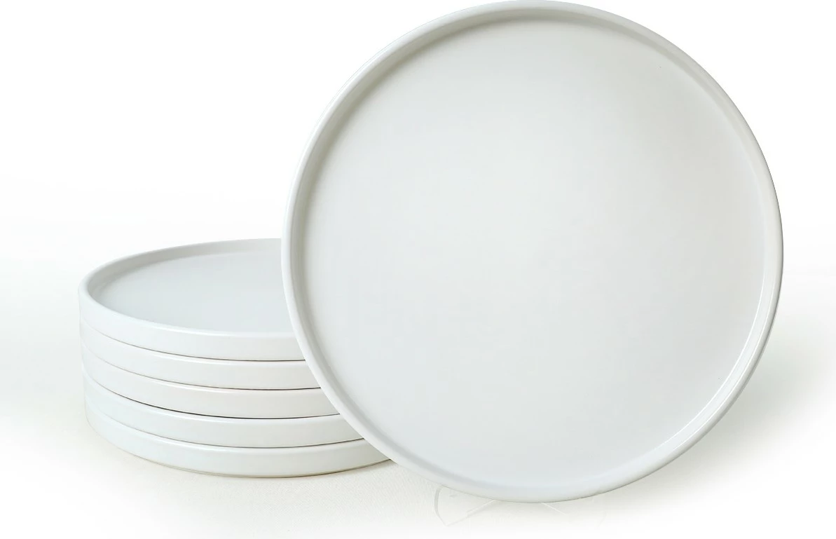 Set pjatash shërbimi (6 copë), Hermia Concept, ST038006F022A000000MAS3T00, ngjyrë e bardhë mat