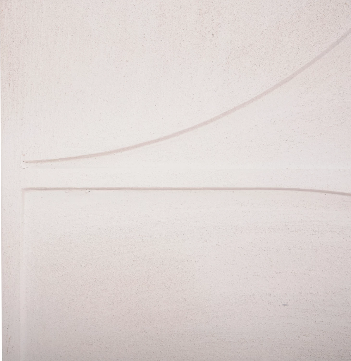 Panel dekorativ për mur, seri katrore Santorini, FH4507, MDF, ngjyrë e bardhë e zbehtë, 80x4x80 cm