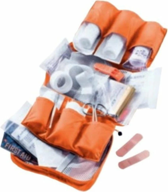 Komplet ndihme e parë Deuter First Aid Kit Pro Travel, portokalli