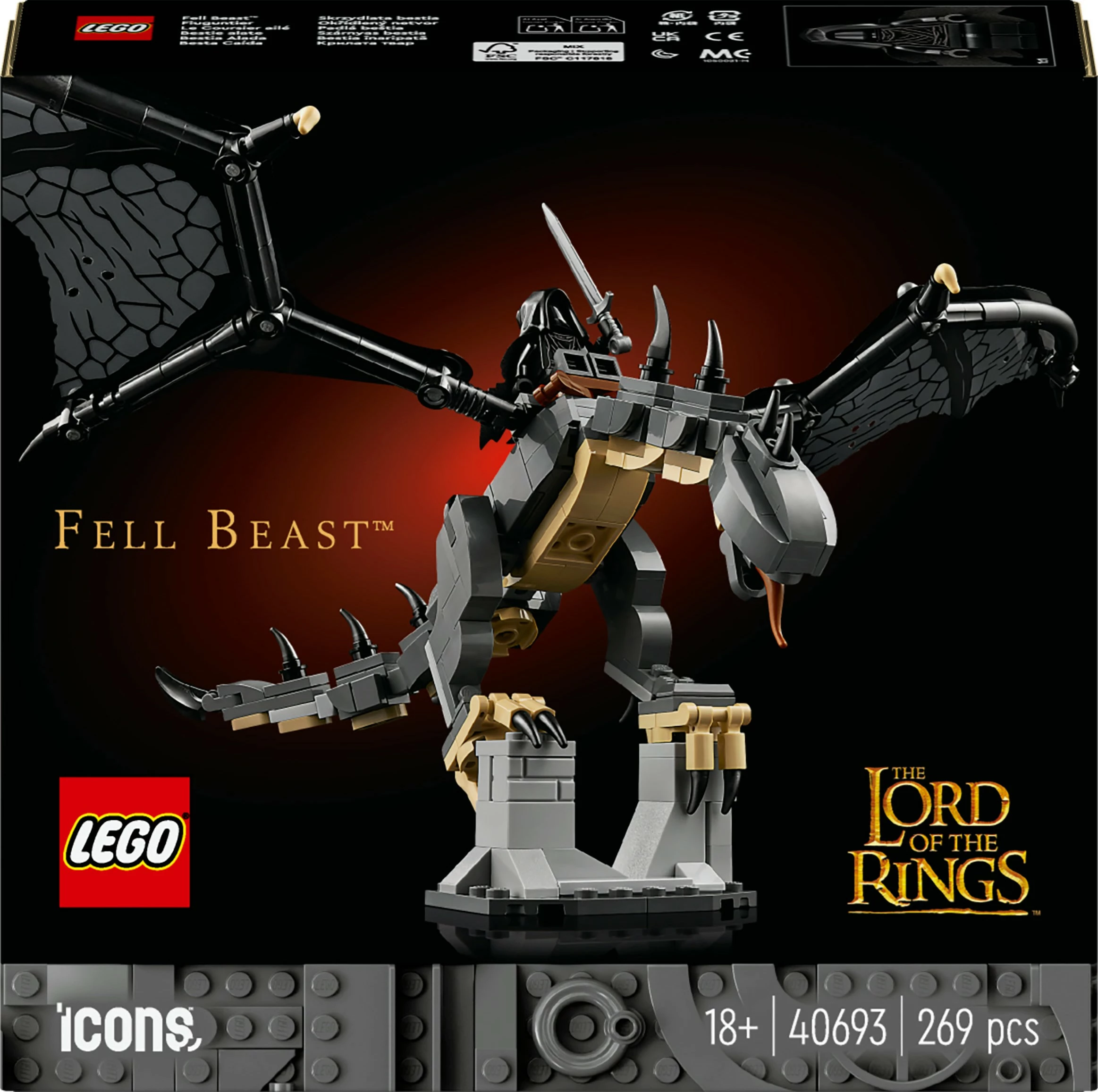 Set ndërtimi LEGO 40693, 269 pjesë, shumëngjyrësh