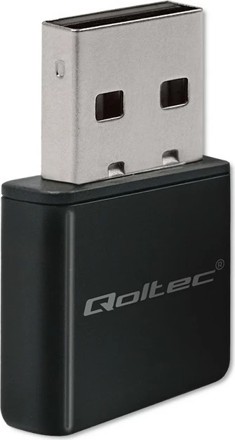 Adapter WiFi mini Qoltec 56986, USB 2.0, 300 Mbps, i zi