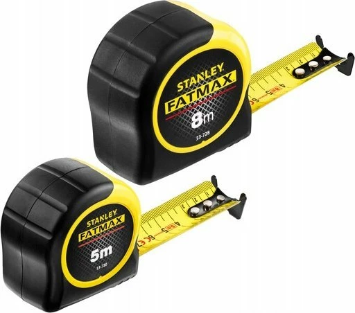 Metër shirit Stanley FatMax FMHT31725-0 Blade Armor 5 m + 8 m, set 2 copë, zi/verdhë