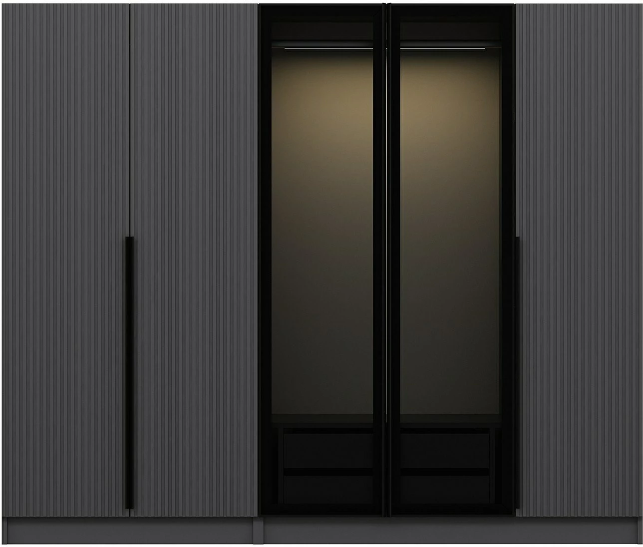 Dollap garderobe Fume, Skye Decor, Kale Plus - 7803