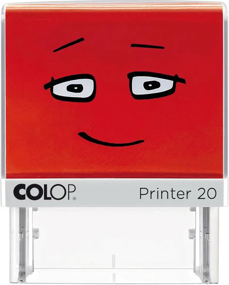 Stampë vetë-ngjyrosëse COLOP Printer 20, 38x14mm, e kuqe