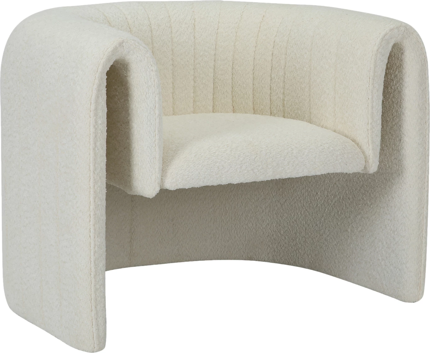 Karrige RIKER FH9682.04 kornizë metali - pëlhurë e bardhë 92x74x69H cm