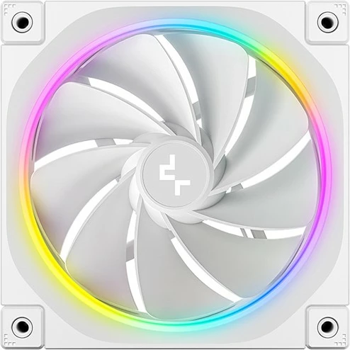 Ventilatorë kasë Deepcool FL12R WH-3 IN 1, 120mm, ARGB, set 3 copë, bardhë