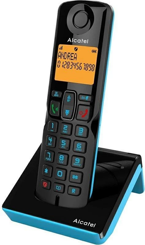 Telefon pa kabëll Alcatel S280, Blu