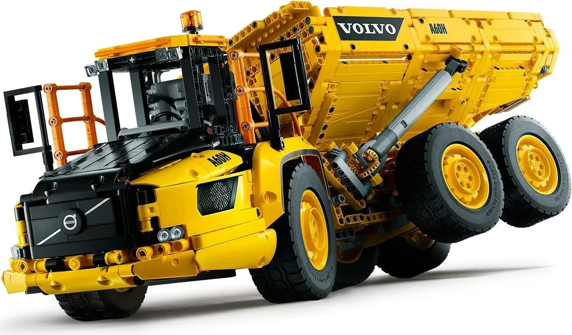 Set LEGO Technic Volvo 6x6 Articulated Hauler 42114, Verdhë
