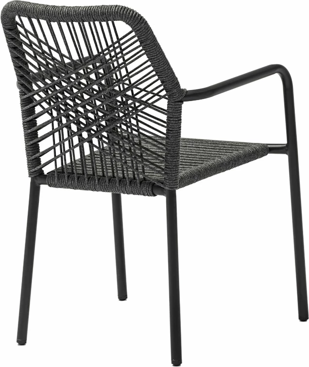 Karrige Kherson alumini, litar anthracite, jastëk gri