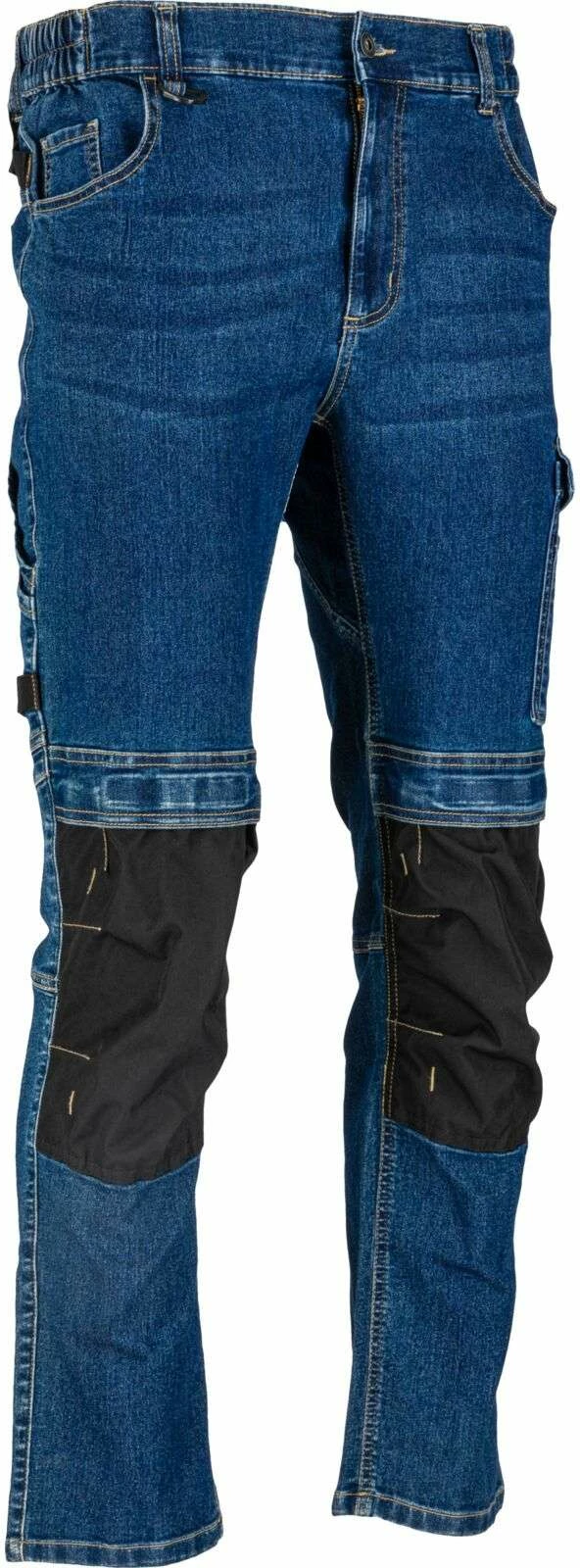 Pantallona pune xhinse LAHTI PRO L40550, slim fit, stretch, të përforcuara, XL, blu e errët