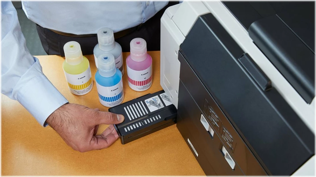 Printer multifunksional Canon PIXMA GX6040, MegaTank, A4, Wi-Fi, i bardhë