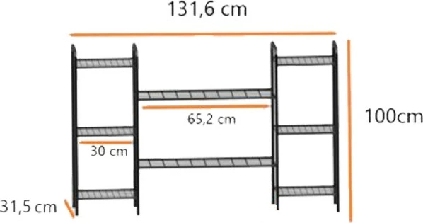 Jardiniere dekorative, ngjyrë e zezë, Skye Decor, Hector