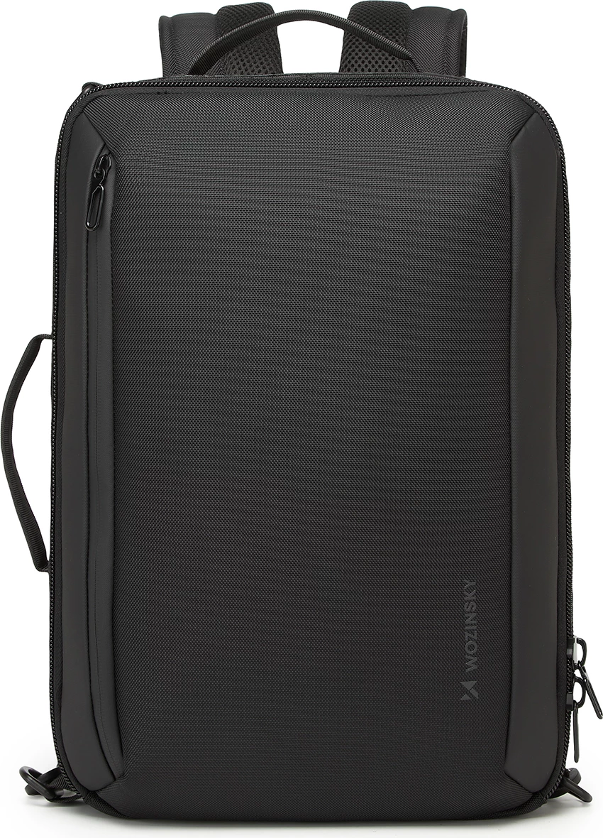 Çantë shpine/laptopi Wozinsky Premium 15.6 inç, me port USB, e zezë