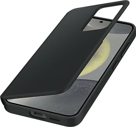 Mbështjellës Samsung Smart View Wallet Case për Galaxy S24, i zi