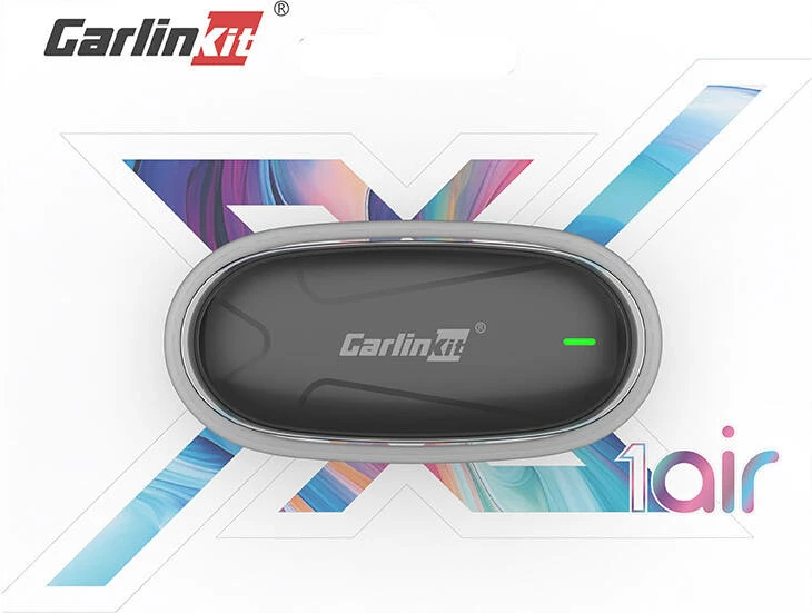 Adapter wireless Carlinkit AIR X1 për CarPlay/Android Auto, i zi