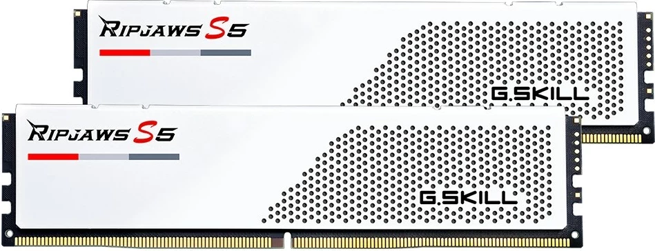RAM Memorje G.SKILL Ripjaws S5, 32 GB (2 x 16 GB), DDR5, 5200 MHz, Bardhë