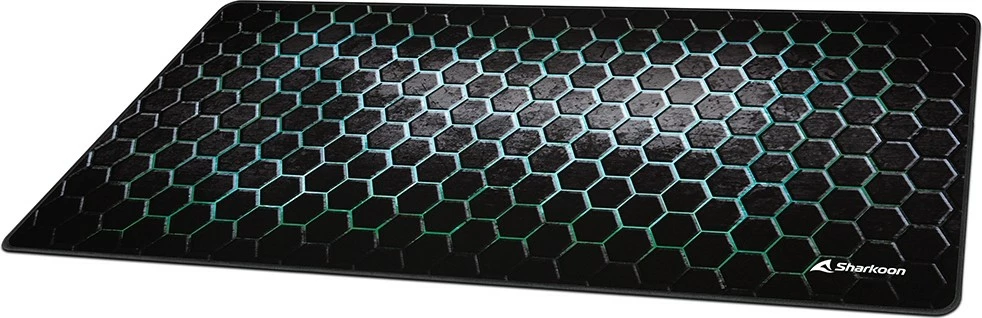 Mauspad SHARKOON SKILLER SGP30, i zi, i gjelbër, model